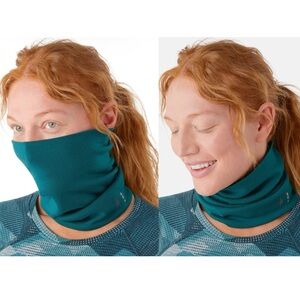 Smartwool Thermal Reversible Neck Gaiter Emerald Green